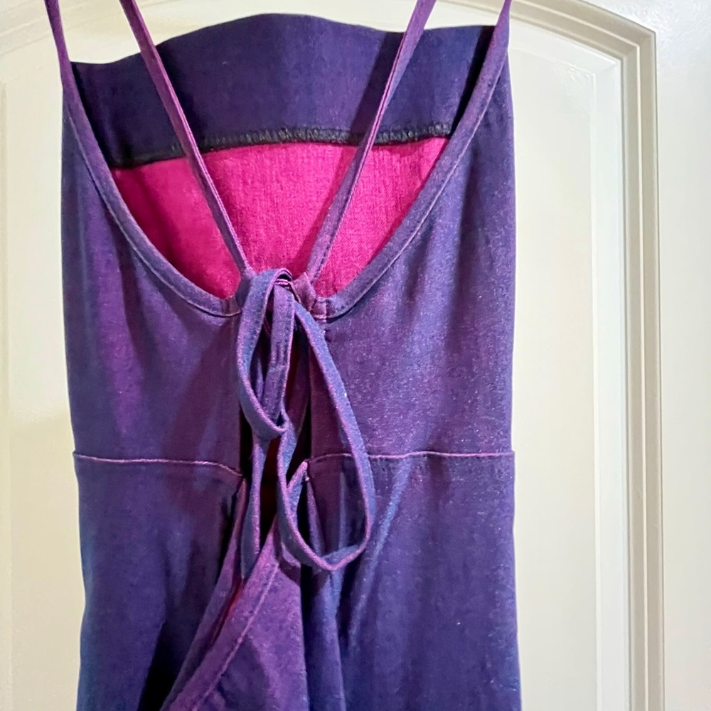 Monochromatic Purple Long stretchy Dress Fits Sz 2-6